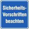 Hinweisschilder zur Betriebskennzeichnung