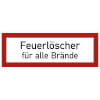 Hinweisschilder f�r den Brandschutz