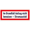Hinweisschilder f�r den Brandschutz