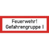 Hinweisschilder f�r den Brandschutz