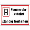 Hinweisschilder f�r Feuerwehrzufahrten
