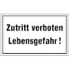 Hinweisschilder zur Betriebskennzeichnung