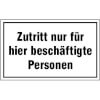 Hinweisschilder zur Betriebskennzeichnung