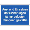 Hinweistextschilder