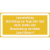 Warn-Zusatzschilder / Laserkennzeichnung