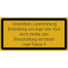 Warn-Zusatzschilder / Laserkennzeichnung
