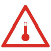 Kennzeichnung f�r Stoffe die im erw�rmten Zustand