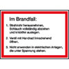 Brandschutzschilder