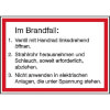 Brandschutzschilder