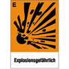 Gefahrsymbol auf Rolle, verschiedene Versionen
