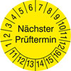 Pr�fplakette N�chster Pr�ftermin 11-16
