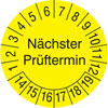 Pr�fplakette N�chster Pr�ftermin 14-19