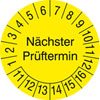 Pr�fplakette N�chster Pr�ftermin 11-16