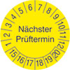 Pr�fplakette N�chster Pr�ftermin 15-20