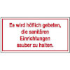 Hinweisschilder f�r Gewerbe und Privat