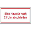 Hinweisschilder f�r Gewerbe und Privat