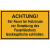 Hinweisschilder zur Betriebskennzeichnung