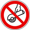 Verbotsschilder auf Bogen