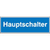 Hinweisschilder auf Bogen