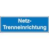 Hinweisschilder auf Bogen