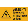 Warn-Kombischilder auf Bogen