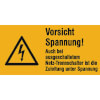 Warn-Kombischilder auf Bogen