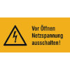 Warn-Kombischilder auf Bogen