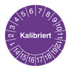 Pr�fplakette - Kalibriert 14-19