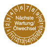 Pr�fplakette - Wartung / �lwechsel 11-16