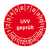 Pr�fplaketten - UVV gepr�ft