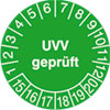 Pr�fplakette - UVV gepr�ft 15-20