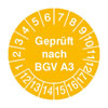 Pr�fplaketten - Gepr�ft nach BGV A3