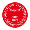 Pr�fplaketten - Gepr�ft...nach BGV