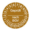 Pr�fplakette - Gepr�ft...nach BGV 11-16