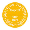 Pr�fplaketten - Gepr�ft...nach BGV