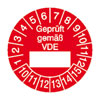 Pr�fplaketten - Gepr�ft gem�� VDE