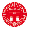Pr�fplaketten - Gepr�ft von...am...K1-K2