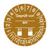 Pr�fplakette - Gepr�ft gem�� VDE 11-16