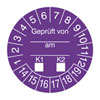 Pr�fplakette - Gepr�ft gem�� VDE 14-19