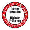 Pr�fplakette - Pr�fung bestanden 11-16