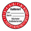 Pr�fplaketten - Kalibriert am: durch: