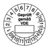 Pr�fplaketten - Gepr�ft gem�� VDE