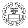 Pr�fplaketten - Gepr�ft gem�� VDE