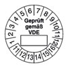 Pr�fplakette - Gepr�ft gem�� VDE 11-16