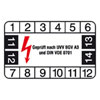 Pr�fplakette - Gepr�ft nach UVV 11-14