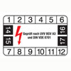 Pr�fplakette - Gepr�ft nach UVV 14-17