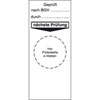 Grundplakette - Gepr�ft nach BGV... durch...
