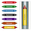 Rohrleitungskennzeichnung / Pfeilschilder