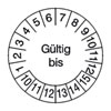 Pr�fplaketten - G�ltig bis