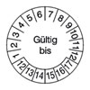 Pr�fplaketten - G�ltig bis